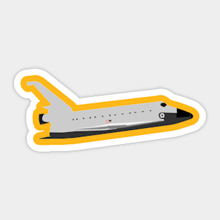 Rocket illustration Sticker